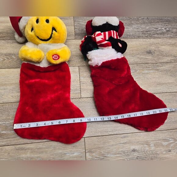 Vintage Giggle Giggle and Wiggle  stocking  smiley face and penguin - Picture 6 of 13